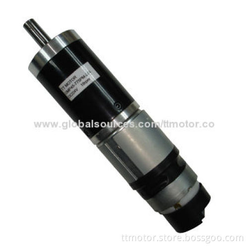 24V Planetary Gear Motor with 45mm Gearbox be Equipped with Encoder